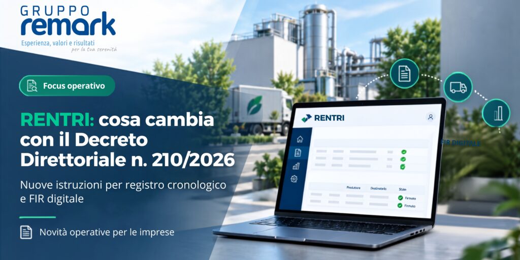 RENTRI, Decreto Direttoriale n. 210/2026
