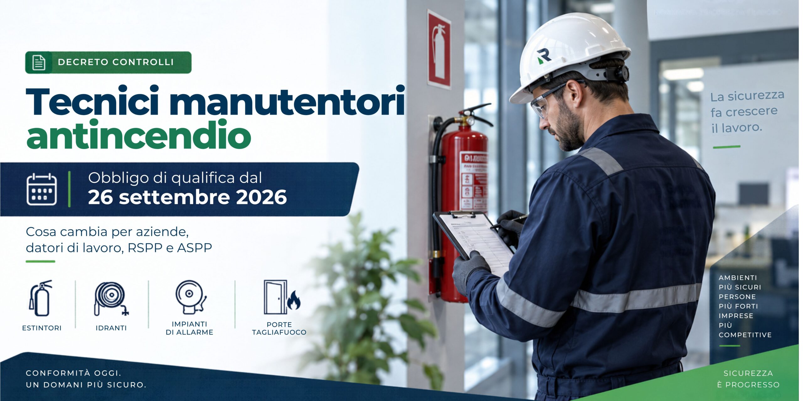qualifica tecnici manutentori antincendio 2026